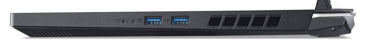 A destra: 2x USB 3.2 Gen 2 (USB-A)