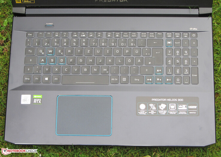 Dispositivi di Input del Predator Helios 300