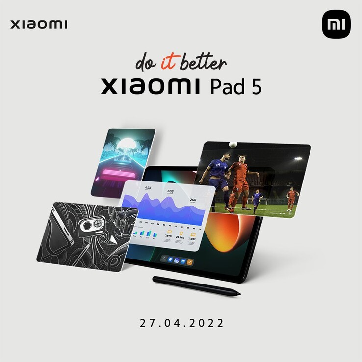 Xiaomi prende in giro l'imminente lancio del Pad 5. (Fonte: Xiaomi India via Twitter)
