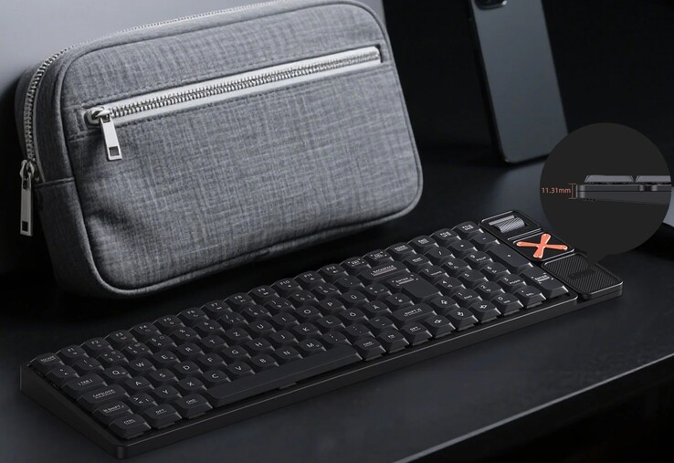 Tastiera meccanica wireless Iqunix Magi96 layout ISO-DE. (Fonte: Iqunix)