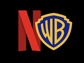 Una fusione con la WB HBO Max renderebbe Netflix la principale piattaforma di streaming. I loghi di Netflix e WB nella foto. (Fonte immagine: @actionecomics su X)