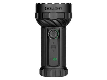 L’Olight Marauder 3 è dotato di un indicatore dello stato della batteria che mostra l’autonomia residua.