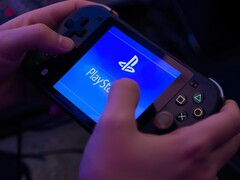 Mockup della presunta nuova console portatile PS6 (Fonte: Sony PlayStation con modifiche)