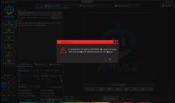 Divertente il messaggio di errore