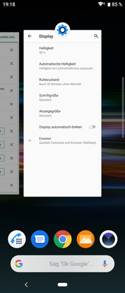 Schermata Recenti di Android 9.0 Pie