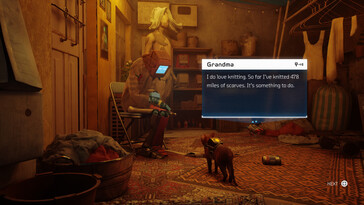 Nella foto: Uno screenshot del gameplay di Stray.
