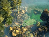 Un'immagine che mostra due personaggi di Shadow Tactics: Blades of the Shogun.
