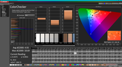 ColorChecker prima della calibrazione