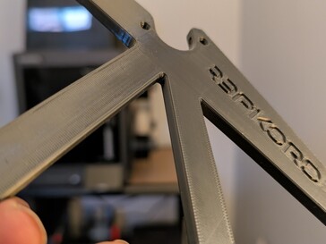 Primo piano del sistema di montaggio RepRack.