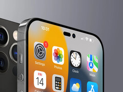 l'iPhone 14 Pro Max offrirà un notch a forma di pillola per il Face ID e un foro per la fotocamera selfie. (Fonte: Gizmochina)