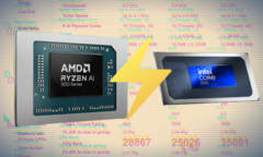 La CPU Core Ultra 7 255H &quot;Arrow Lake-H&quot; vanta prestazioni impressionanti a thread singolo. (Fonte immagine: AMD, Intel, Passmark, a cura di)