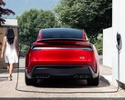 Model Y Performance che fa il pieno di carburante presso un caricatore domestico Tesla. (Fonte: Tesla)