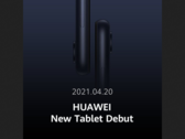 L'ultimo teaser del tablet di Huawei. (Fonte: Twitter)
