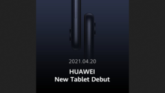 L'ultimo teaser del tablet di Huawei. (Fonte: Twitter)