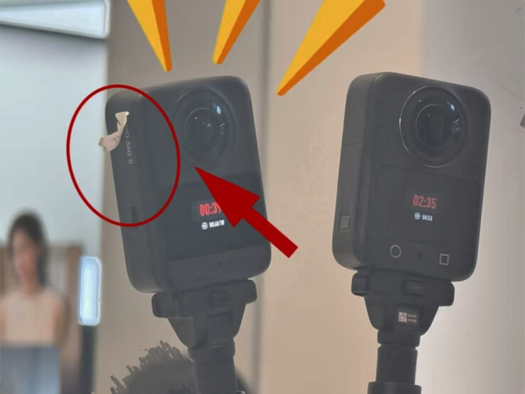 L’Osmo 360 II e l’Osmo 360, da sinistra a destra.