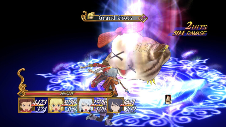 Uno screenshot tratto dal gioco *Tales of Vesperia*.