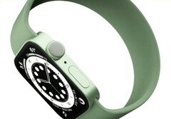 Come potrebbe apparire un Apple Watch Series 7 ridisegnato. (Immagine: Appleinsider)