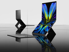 L'ultimo Zenbook Duo è ancora dotato di un supporto integrato per un'elaborata modalità a doppio schermo. (Fonte: Asus)