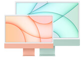 Apple potrebbe rilasciare un iMac Apple Silicon molto più grande nel 2025. (Immagine via Apple con modifiche)