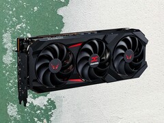 La Radeon RX 9070 GRE è presumibilmente una versione ridotta della RX 9070 (PowerColor RX 9070 nella foto). (Fonte immagine: PowerColor, Unsplash, modificato) 
