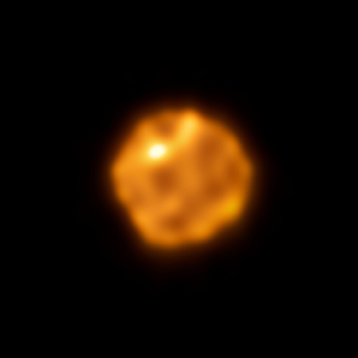 L'immagine di Betelgeuse ripresa da ALMA.