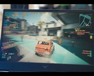 Il gameplay di Cyberpunk 2077 in esecuzione su HP Victus con GPU RTX 5050 a 1080p con impostazioni medie (Fonte: Dawid Does Tech Stuff/YouTube)