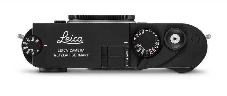 La Leica M10-D ha un appoggio per il pollice sotto forma di una classica leva di avanzamento della pellicola.