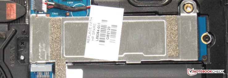 Un SSD NVMe è usato come unità di sistema.