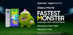 Il Galaxy M42 5G è ora ufficiale. (Fonte: Amazon.in)