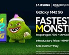 Il Galaxy M42 5G è ora ufficiale. (Fonte: Amazon.in)