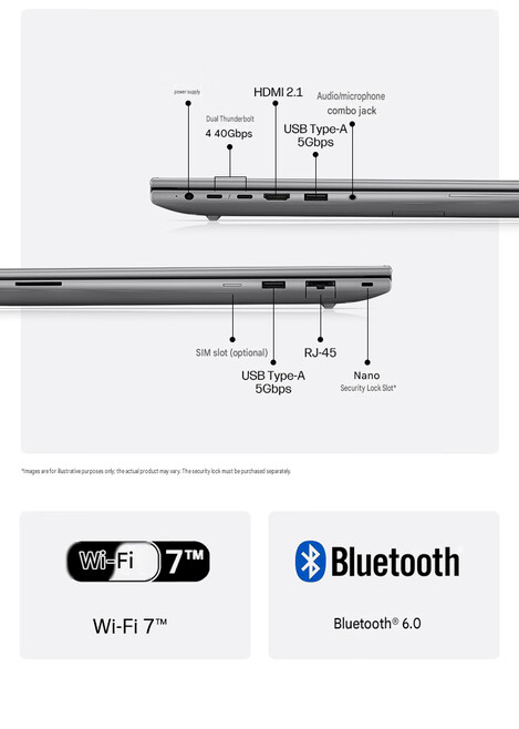Configurazione delle porte del portatile ZBook X 16 G2ig (traduzione automatica)