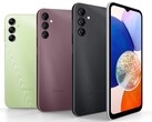 La gamma di smartphone 5G Samsung Galaxy A14 offre specifiche decenti per un prezzo inferiore ai 200 dollari (fonte: Samsung)