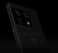 Il OnePlus 10 Pro prende un evidente spunto dal design della fotocamera di Galaxy S21 Ultra. (Immagine: @OnLeaks/Zouton)