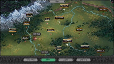 Un'immagine che mostra il regno di Davern in Sì, Vostra Grazia.