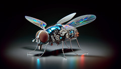 Il micro drone cinese è lungo circa 0,51 pollici. (Fonte immagine: DallE3)