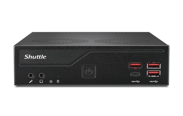 Shuttle XPC Slim DB860 pesa solo 1,3 kg o 2,87 libbre.