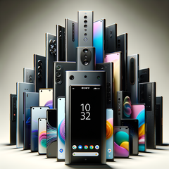 Lo smartphone Xperia 1 2024 di Sony potrebbe essere più corto e più largo dell&#039;Xperia 1 V. (Fonte: Immagine generata da DALLE 3)