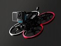 La GoPro Hero 10 Black Bones è abbastanza leggera da essere trasportata da un drone FPV. (Fonte: GoPro)