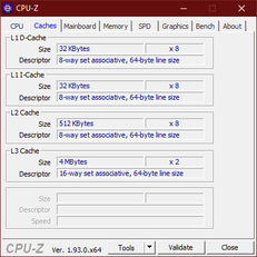 Cache CPU-Z