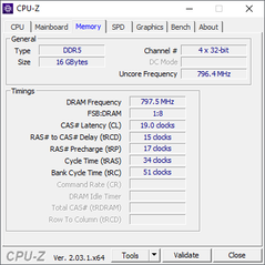 CPU-Z Memoria