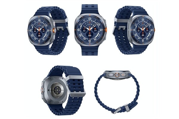 Il robusto Galaxy Watch Ultra (2025) è splendido in questa tonalità di blu. (Fonte: PhoneArena/Evan Blass)