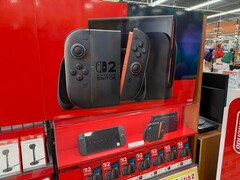 Display di vendita al dettaglio di Nintendo Switch 2 (Fonte immagine: account Nintendeal X)