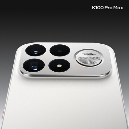Il K100 Pro Max nella versione «Golden White»
