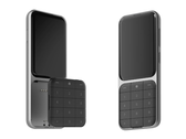 Il Sidephone SP-01 (nella foto) ha una tastiera intercambiabile, con opzioni uniche come un layout QWERTY o T9. (Fonte: Sidephone)