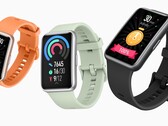 Il Huawei Watch Fit offre un display allungato che permette alcuni quadranti interessanti. (Immagine: Huawei)