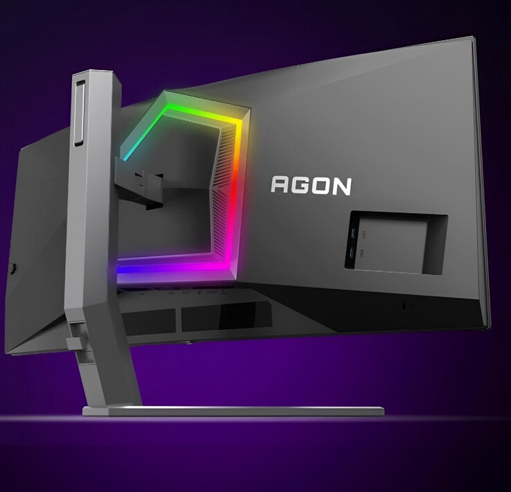 Il monitor da gioco Agon Pro è dotato di illuminazione RGB.