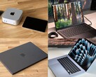 Collage di configurazioni di Mac mini, MacBook Air e MacBook Pro di Apple che potrebbero assomigliare all'imminente lineup M5 (Fonte: Notebookcheck)