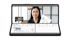 Un dispositivo pieghevole in modalità &quot;business&quot;. (Fonte: Samsung)