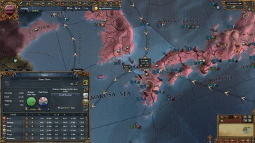 Nella foto, uno screenshot del gameplay di Europa Universalis IV: Una schermata di gameplay di Europa Universalis IV.
