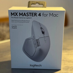 La presunta confezione di vendita al dettaglio di MX Master 4 per Mac. (Fonte immagine: eBay)